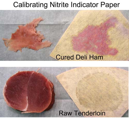 nitrite paper calibration