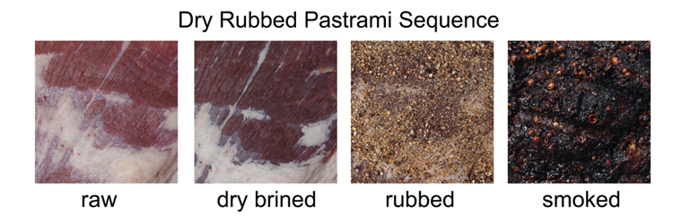 pastrami dry brine sequence