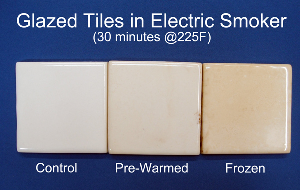 glazed tiles smoked