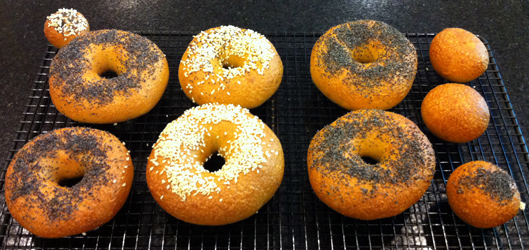 Finished bagels