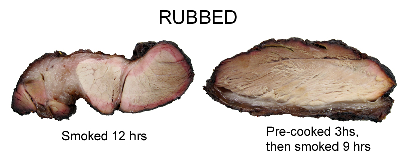 rubbed pork smoke ring